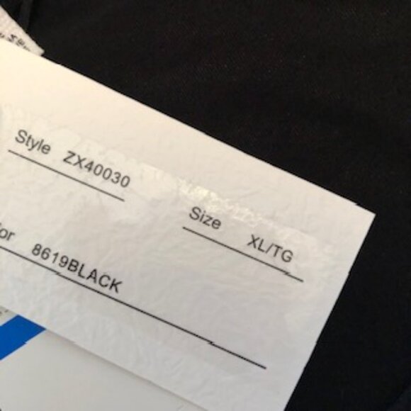 NWT Cable & Gauge Black Sleeveless Long Tunic Tank XL Gathered Hem on 1 Side - Picture 7 of 8